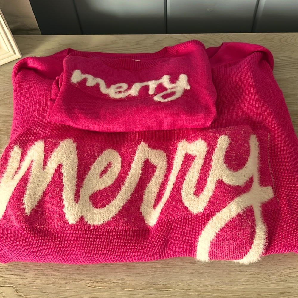 Mother/daughter Christmas Sweaters